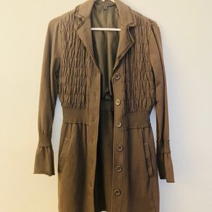 Knee Length Cotton Coat